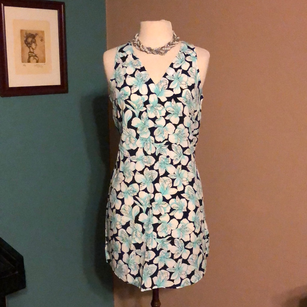 Nwt Gap Sleeveless Floral Dress Size Xs